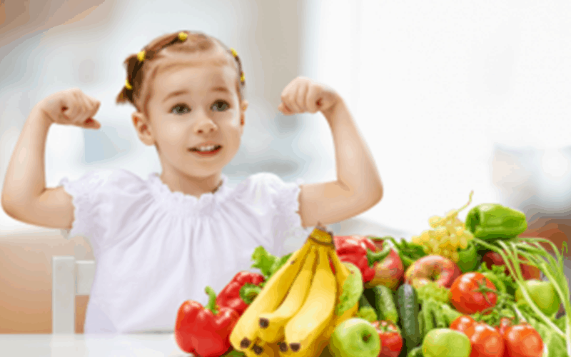 Fructele și legumele sunt esențiale pentru sănătatea copiilor